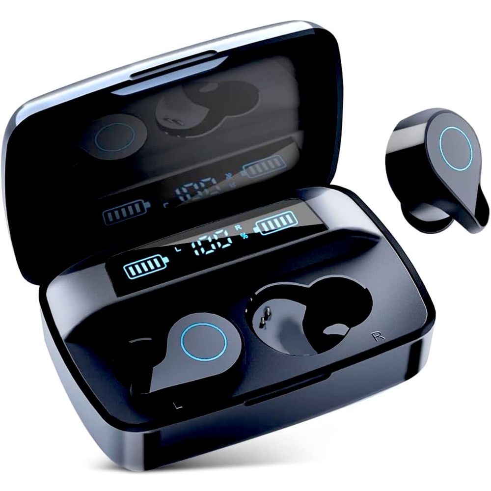 Wireless Earbuds True Wireless Touch Volume Control Song Playback Siri Connect
